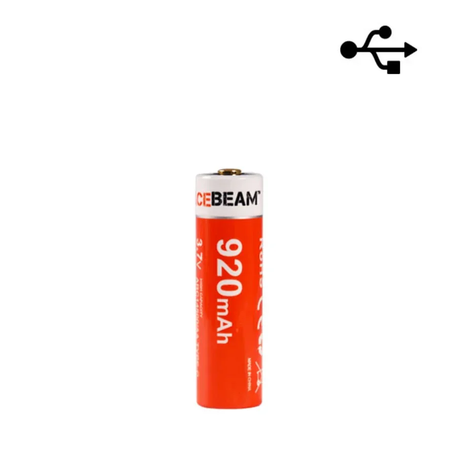Acebeam 920mAh 14500 Battery USB-C Rechargeable