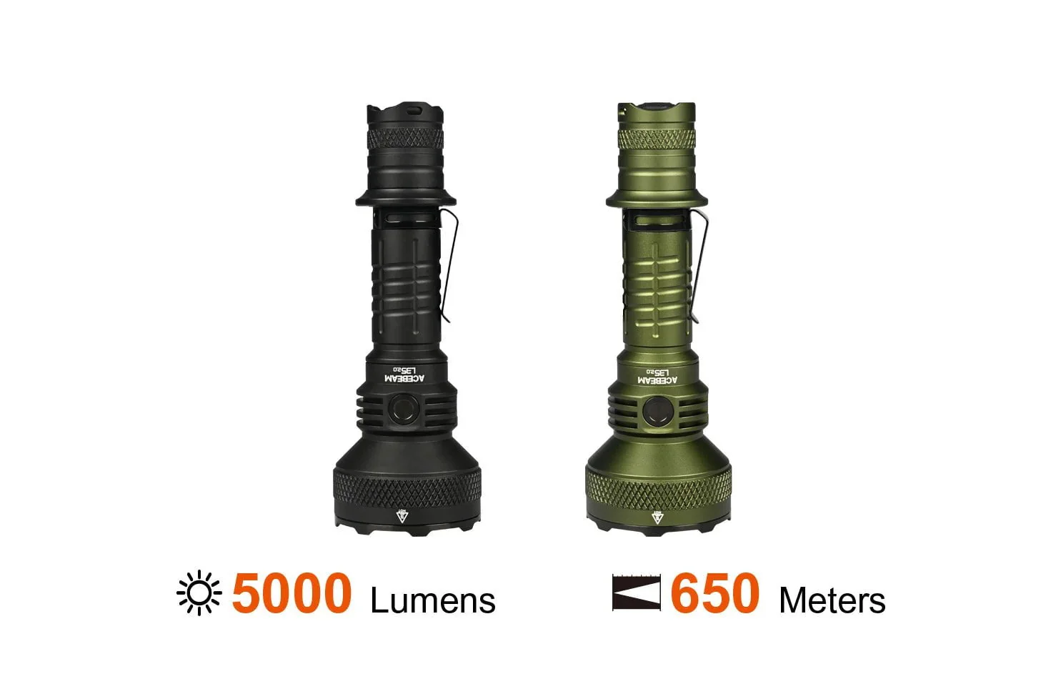 Acebeam L35 2.0 Tactical Flashlight CREE XHP70.3 HI - Image 3