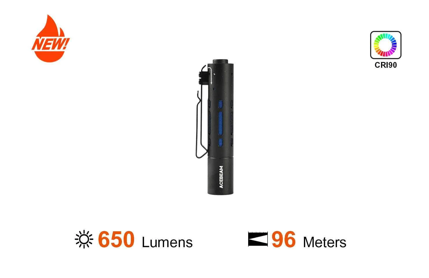 Acebeam Rider RX AL EDC AA Flashlight - Image 2