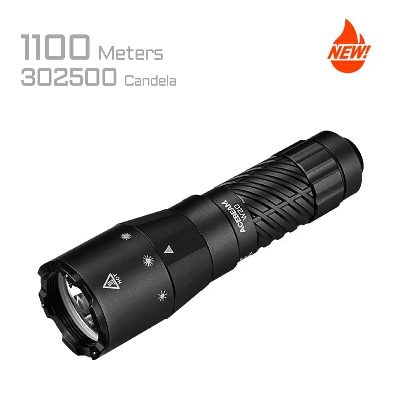 Acebeam W20 LEP Flashlight with Wide Angle Spill - Image 2