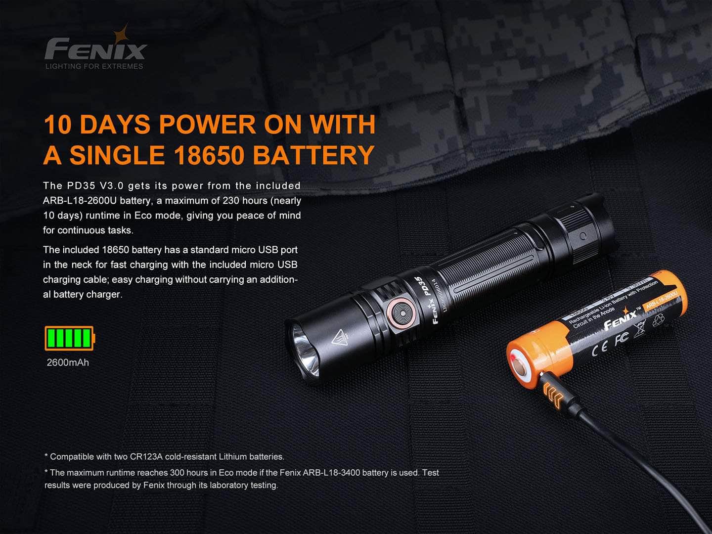Fenix PD35 V3.0 Flashlight - Image 10