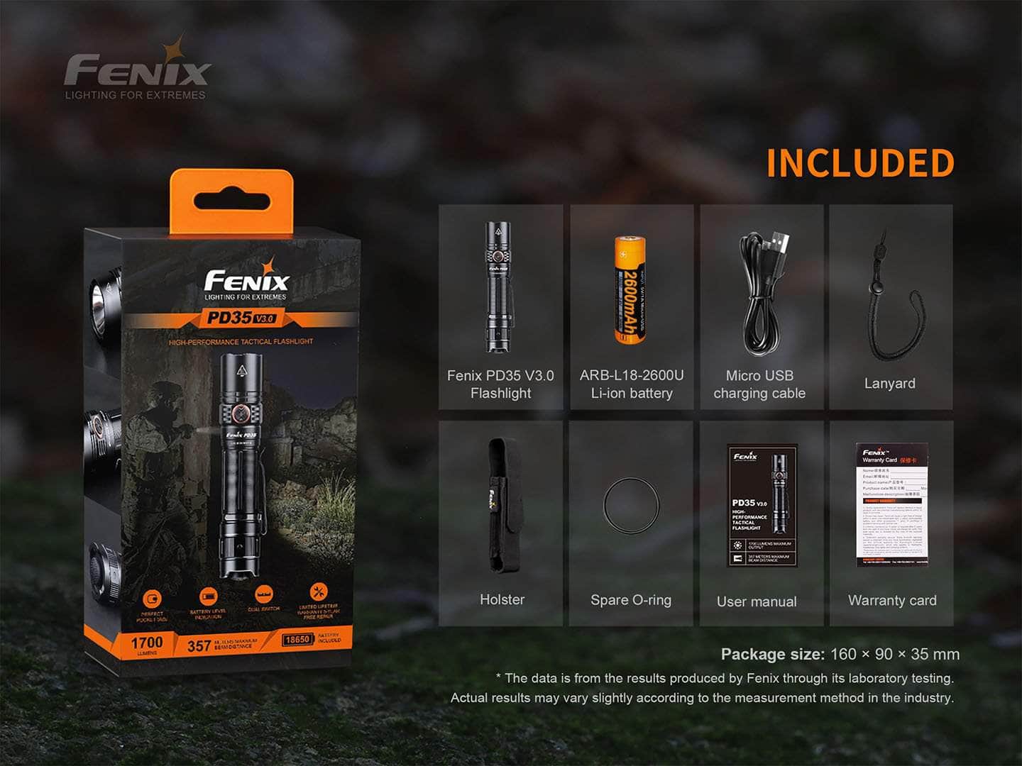 Fenix PD35 V3.0 Flashlight - Image 4