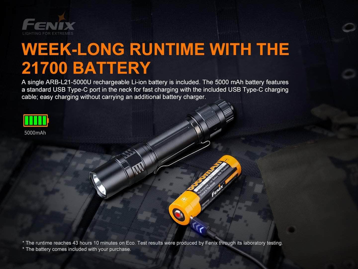 Fenix PD36 TAC Tactical Flashlight - Image 15