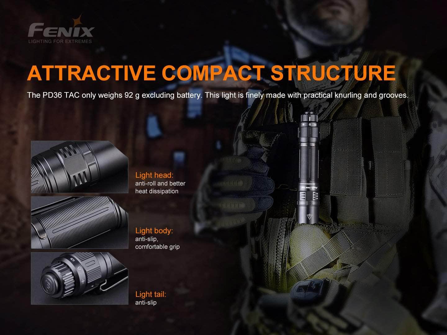 Fenix PD36 TAC Tactical Flashlight - Image 17