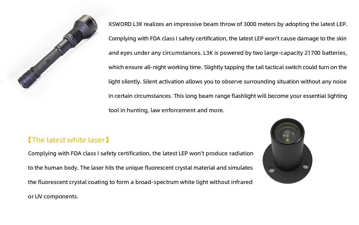 MAXTOCH L3K LEP Flashlight - Short - Image 4