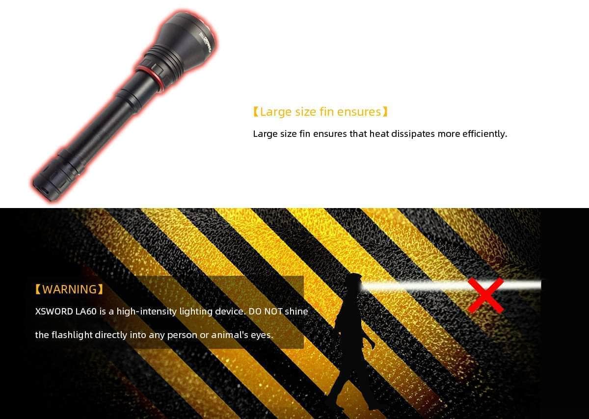 Maxtoch LA60 Rotary Focusing LEP Flashlight - Image 3