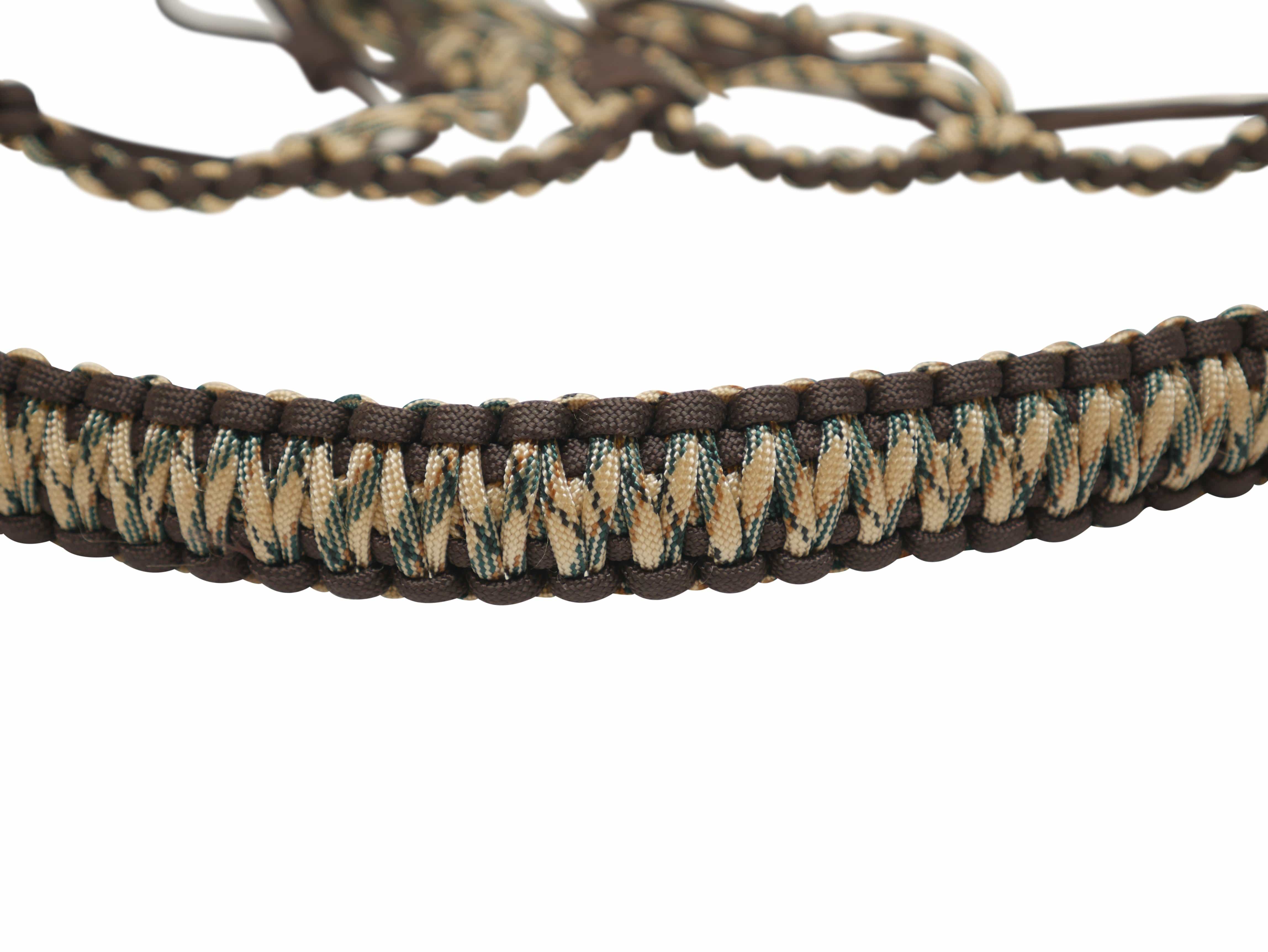 Paracord Quick Change Call Lanyard (Dark Coffee + Desert Camo) - Image 2