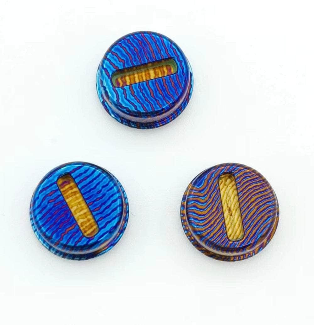 ReyLight Pineapple Mini Timascus Button