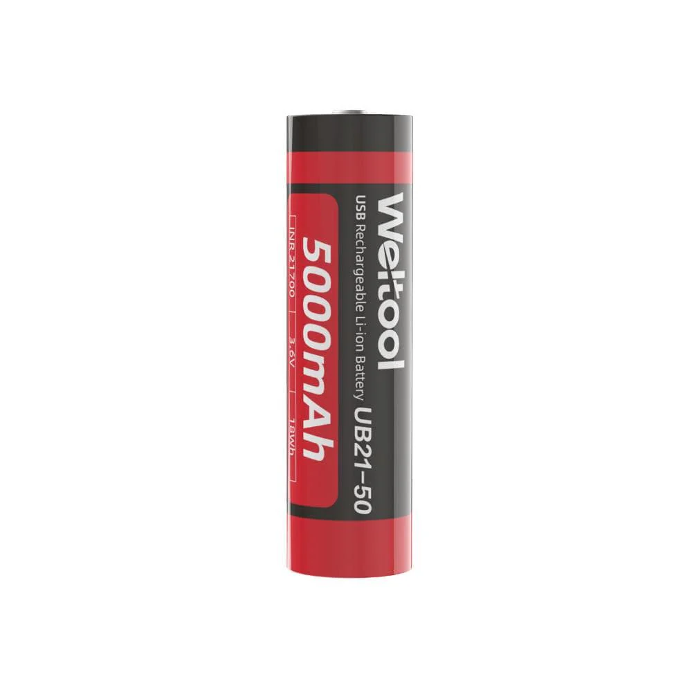 Weltool UB21-50 21700 USB Rechargeable Li-ion Battery