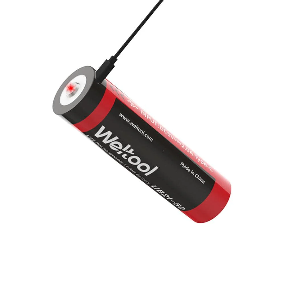 Weltool UB21-50 21700 USB Rechargeable Li-ion Battery - Image 4